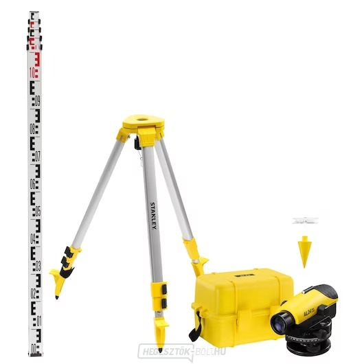 Optikai vízmérték STANLEY AL24GVP (körmérleg 400 gon)