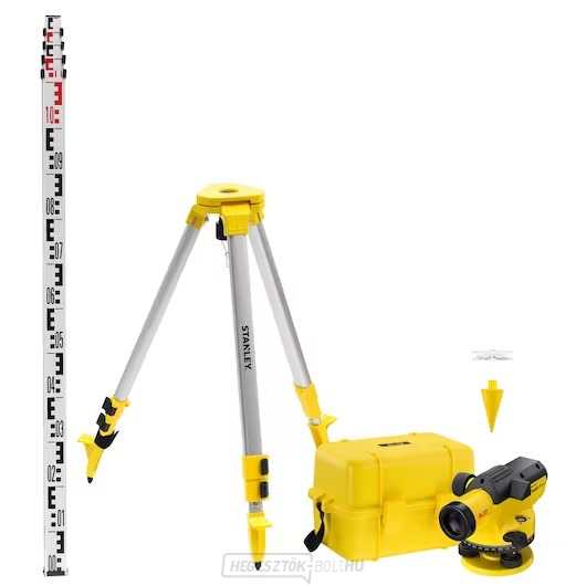 Optikai vízmérték STANLEY AL32GVP (körmérleg 400 gon)