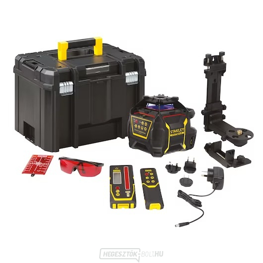 Forgólézer X700LR STANLEY FATMAX, Li-Ion akkumulátor, piros sugár 
