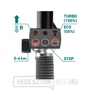 EXTOL INDUSTRIAL kétkerekű, akkumulátoros sebességváltóval, 260kg, 100l, 40V Li-ion, 6000mAh Előnézet 