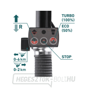 EXTOL INDUSTRIAL kétkerekű, akkumulátoros sebességváltóval, 260kg, 100l, 40V Li-ion, 6000mAh Előnézet 