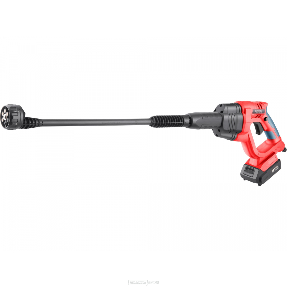 Akkumulátoros nagynyomású tisztító SHARE20V EXTOL PREMIUM, 20V Li-ion, 2000mAh