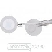 Asztali lámpa nagyítóval EXTOL LIGHT, USB táp, fehér, 2400lm, 3 fényszín, 5x nagyítás náhled