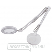 Asztali lámpa nagyítóval EXTOL LIGHT, USB táp, fehér, 2400lm, 3 fényszín, 5x nagyítás náhled