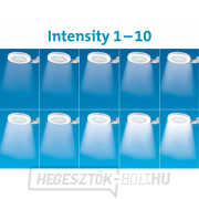 Asztali lámpa nagyítóval EXTOL LIGHT, USB táp, fehér, 2400lm, 3 fényszín, 5x nagyítás náhled