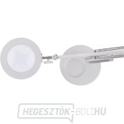 Asztali lámpa nagyítóval EXTOL LIGHT, USB táp, fehér, 2400lm, 3 fényszín, 5x nagyítás náhled