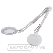 Asztali lámpa nagyítóval EXTOL LIGHT, USB táp, fehér, 2400lm, 3 fényszín, 5x nagyítás náhled