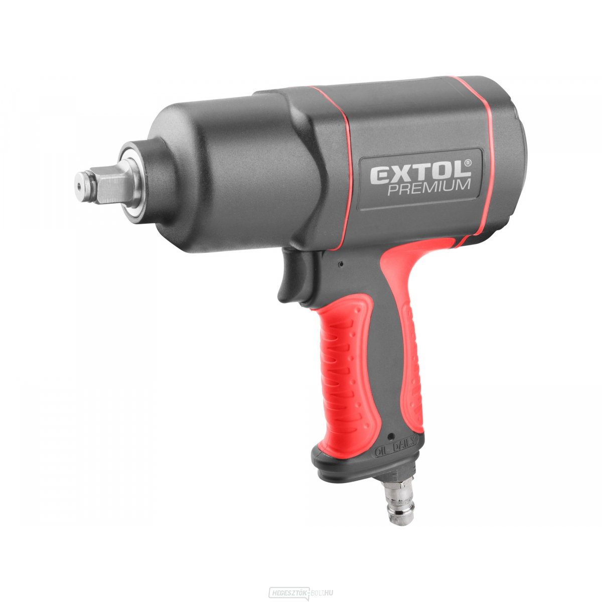 Ütőkulcs EXTOL PREMIUM, 1/2", kompozit, gumik, 800 Nm