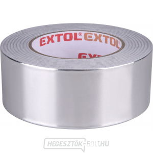 Ragasztószalag ALU EXTOL PREMIUM, alumínium, 50mm x 50m vastag. 0,03 mm, akril. ragasztóanyag Ragasztószalag ALU EXTOL PREMIUM, alumínium, 50mm x 50m vastag. 0,03 mm, akril. ragasztóanyag gallery main image