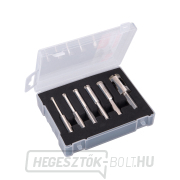 Gyémánt koronák üveghez és kerámiához készlet 6 db EXTOL PREMIUM, Ø 6-8-10-12-14-20mm Előnézet 