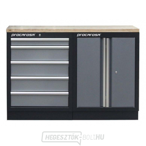 Műhelyszekrény készlet Procarosa PROFI TGC-130500 Munkalap:: fa Műhelyszekrény készlet Procarosa PROFI TGC-130500 Munkalap:: fa gallery main image