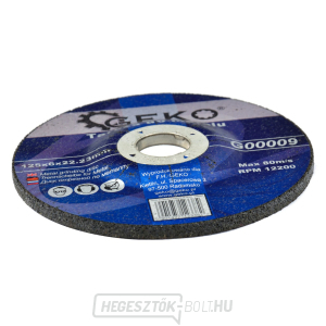 GEKO fémvágó tárcsa, 125x6x22,23mm GEKO fémvágó tárcsa, 125x6x22,23mm gallery main image