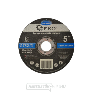 GEKO fémvágó tárcsa, 125x1,6 mm  GEKO fémvágó tárcsa, 125x1,6 mm  gallery main image
