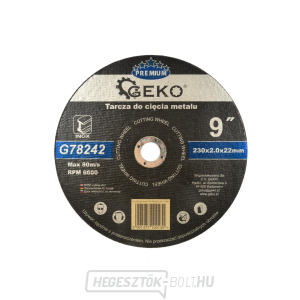 Vágótárcsa fémhez/acélhoz INOX GEKO, 230x2mm  Vágótárcsa fémhez/acélhoz INOX GEKO, 230x2mm  gallery main image