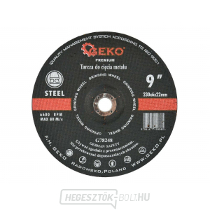 GEKO fémvágó tárcsa, 230x6mm GEKO fémvágó tárcsa, 230x6mm gallery main image
