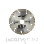 GEKO turbószegmenses gyémánt vágótárcsa, 125x10x22mm  GEKO turbószegmenses gyémánt vágótárcsa, 125x10x22mm  gallery main image
