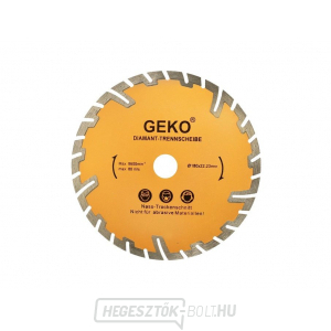 GEKO szegmens gyémánt vágótárcsa, 180x8x22,2mm GEKO szegmens gyémánt vágótárcsa, 180x8x22,2mm gallery main image