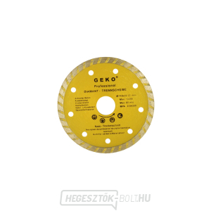 Gyémánt vágótárcsa GEKO, TURBO, 115x8x22mm Gyémánt vágótárcsa GEKO, TURBO, 115x8x22mm gallery main image