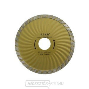 Gyémánt vágótárcsa GEKO, TURBO PLUS, 180x8x22mm Gyémánt vágótárcsa GEKO, TURBO PLUS, 180x8x22mm gallery main image