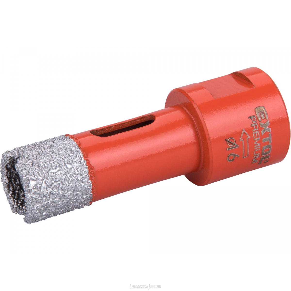 EXTOL PREMIUM gyémánt recés korona, O 16mm, menet M14