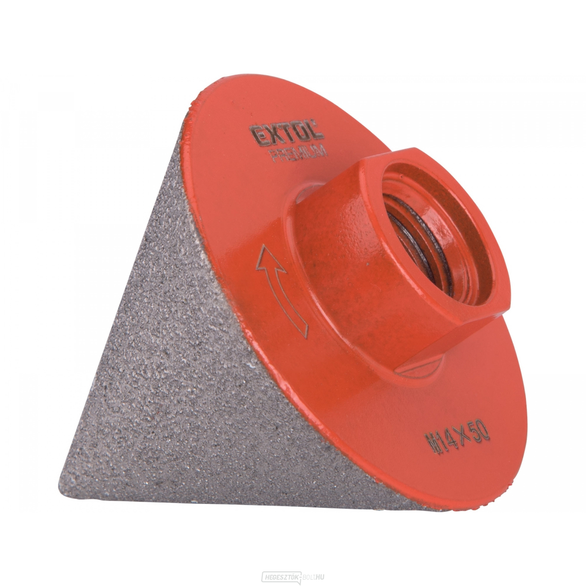 EXTOL PREMIUM gyémánt kúpos csiszolókorona, O 2-50mm, menet M14