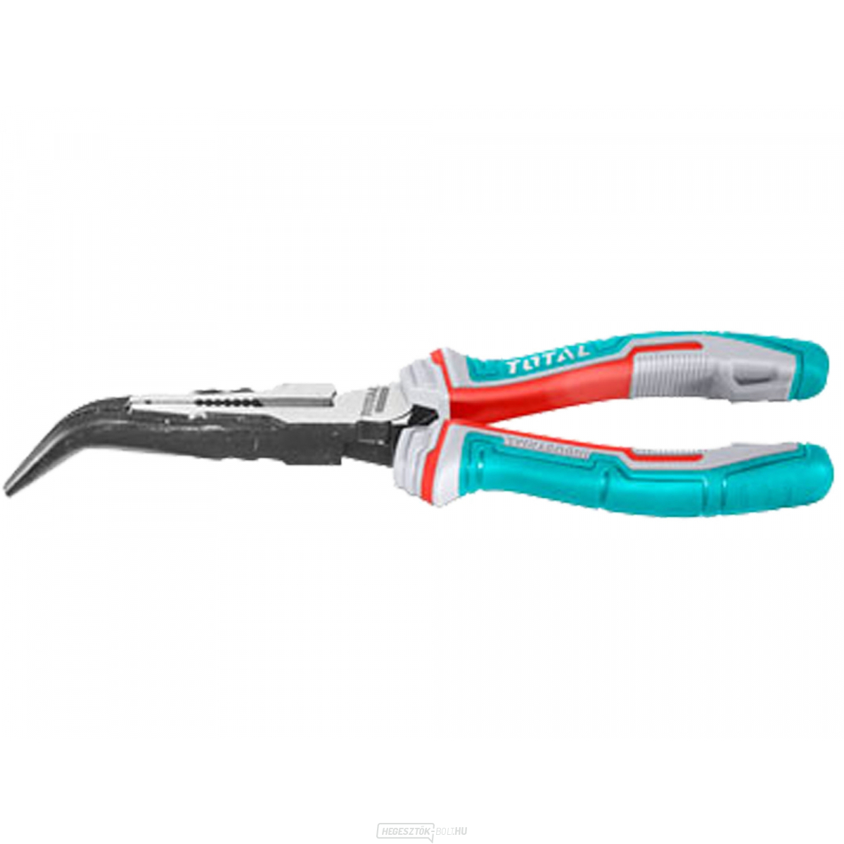 Félkör hajlított fogó ÖSSZESEN, 200mm, ipari