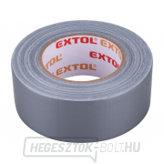 Ragasztó textil/univerzális EXTOL szalag, 50mm x 50m vastagság 0,18mm, szürke Ragasztó textil/univerzális EXTOL szalag, 50mm x 50m vastagság 0,18mm, szürke gallery main image