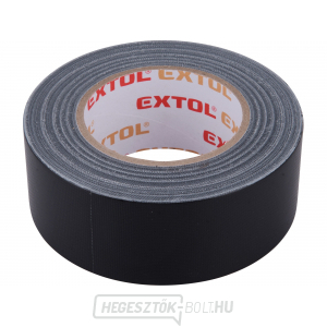 Ragasztó textil/univerzális EXTOL szalag, 50mm x 50m vastagság 0,18mm, fekete Ragasztó textil/univerzális EXTOL szalag, 50mm x 50m vastagság 0,18mm, fekete gallery main image