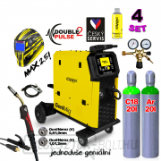 KOWAX GeniMig®350DP LCD5 SET 4 + Co2 palack + argonpalack + szelep + spray + zseblámpa + kábelek Előnézet 