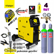 KOWAX GeniMig®350DP LCD5 SET 4Q + argonpalack + Co2 palack + szelep + spray + zseblámpa + kábelek Előnézet 