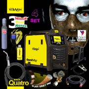 KOWAX GeniMig®240DP LCD + Zseblámpa + Sisak + Szelep + Váz + Teljes CO2 palack + Spray + 5 kg-os drót + Kábelek Előnézet 