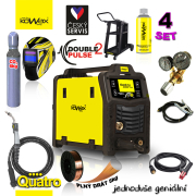 KOWAX GeniMig®240DP LCD + Zseblámpa + Sisak + Szelep + Váz + Teljes CO2 palack + Spray + 5 kg-os drót + Kábelek Előnézet 