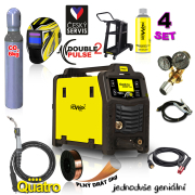 KOWAX GeniMig®240DP LCD + Zseblámpa + Sisak + Szelep + Váz + Teljes CO2 palack + Spray + 5 kg-os drót + Kábelek Előnézet 