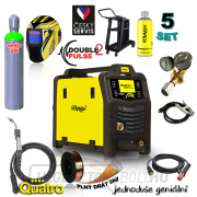 KOWAX GeniMig®240DP LCD + Zseblámpa + Sisak + Szelep + Váz + Teljes flakon MIX C18 20L + Spray + 5kg drót + Kábelek Előnézet 