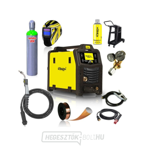 KOWAX GeniMig®240DP LCD + Zseblámpa + Sisak + Szelep + Váz + Teljes flakon MIX C18 20L + Spray + 5kg drót + Kábelek KOWAX GeniMig®240DP LCD + Zseblámpa + Sisak + Szelep + Váz + Teljes flakon MIX C18 20L + Spray + 5kg drót + Kábelek gallery main image