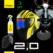 KOWAX fényerõs burkolat 2.0 1/1/1/2 DIN2.0 DIN12 SZETT 3 gallery main image