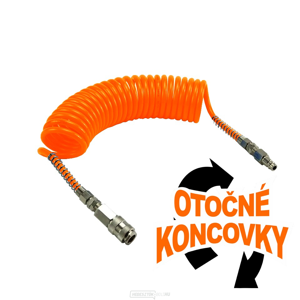 Spiráltömlő PU 10 m, Ø 6,5/10 mm AirFlow®