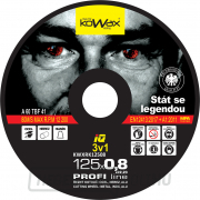 Vágótárcsa KOWAX IQ 3 in 1 125x0,8 Előnézet 