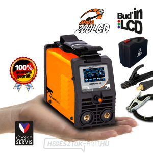 PANTERMAX MMA200LCD MMA/TIG inverteres hegesztő + 2 m kábelek + műanyag tok gallery main image