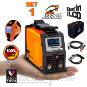 PANTERMAX MMA200LCD MMA/TIG inverteres hegesztő + kábelek 2m + burkolat + műanyag tok PANTERMAX MMA200LCD MMA/TIG inverteres hegesztő + kábelek 2m + burkolat + műanyag tok gallery main image