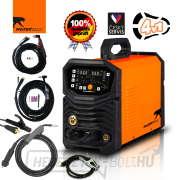 PANTERMAX PanterWeld®4v1 200 MULTIFUNKCIÓS MIG/TIG/MMA/PLAZMA inverteres hegesztő + kábelek + pisztolyok + elektróda + piros. Szelep náhled