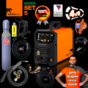 PANTERMAX PanterWeld®4v1 200 MULTIFUNKCIÓS MIG/TIG/MMA/PLAZMA inverteres hegesztő + burkolat + piros. Szelep + huzal 5kg náhled