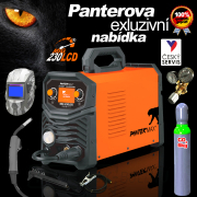 Inverteres hegesztő MIG/TIG/MMA SET 8 PANTERMAX MIG230LCD + Búra + Piros. Szelep + Co2 palack tele + zseblámpa +... gallery main image