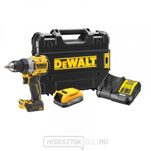 DEWALT DCD805H2T POWERSTACK 18 V kefe nélküli ütvefúró