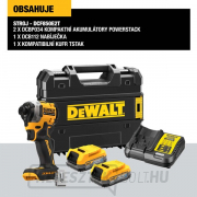 Akkus ütvecsavarozó DEWALT DCF850E2T 18V Előnézet 