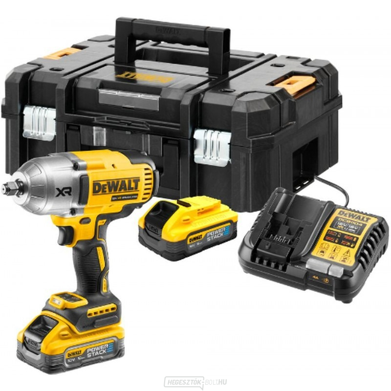 Akkus ütvecsavarozó DEWALT DCF900H2T POWERSTACK 18V 1/2"