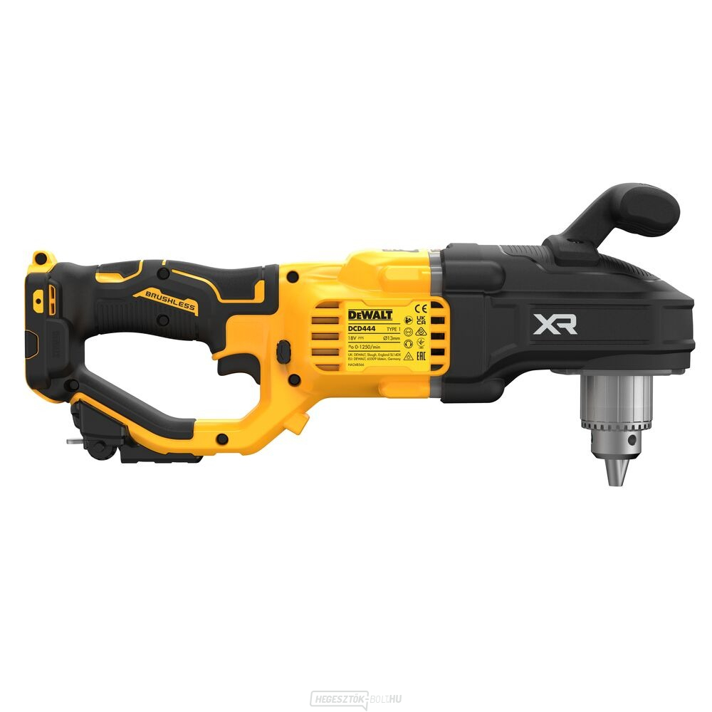 DEWALT DCD444N akkus derékszögű fúró-csavarozó nagy 18V-os nyomatékkal