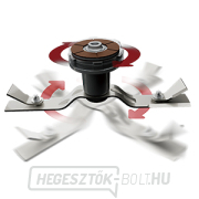 Benzines mulcsozó fűnyíró Weibang WB BC 537 SCV náhled