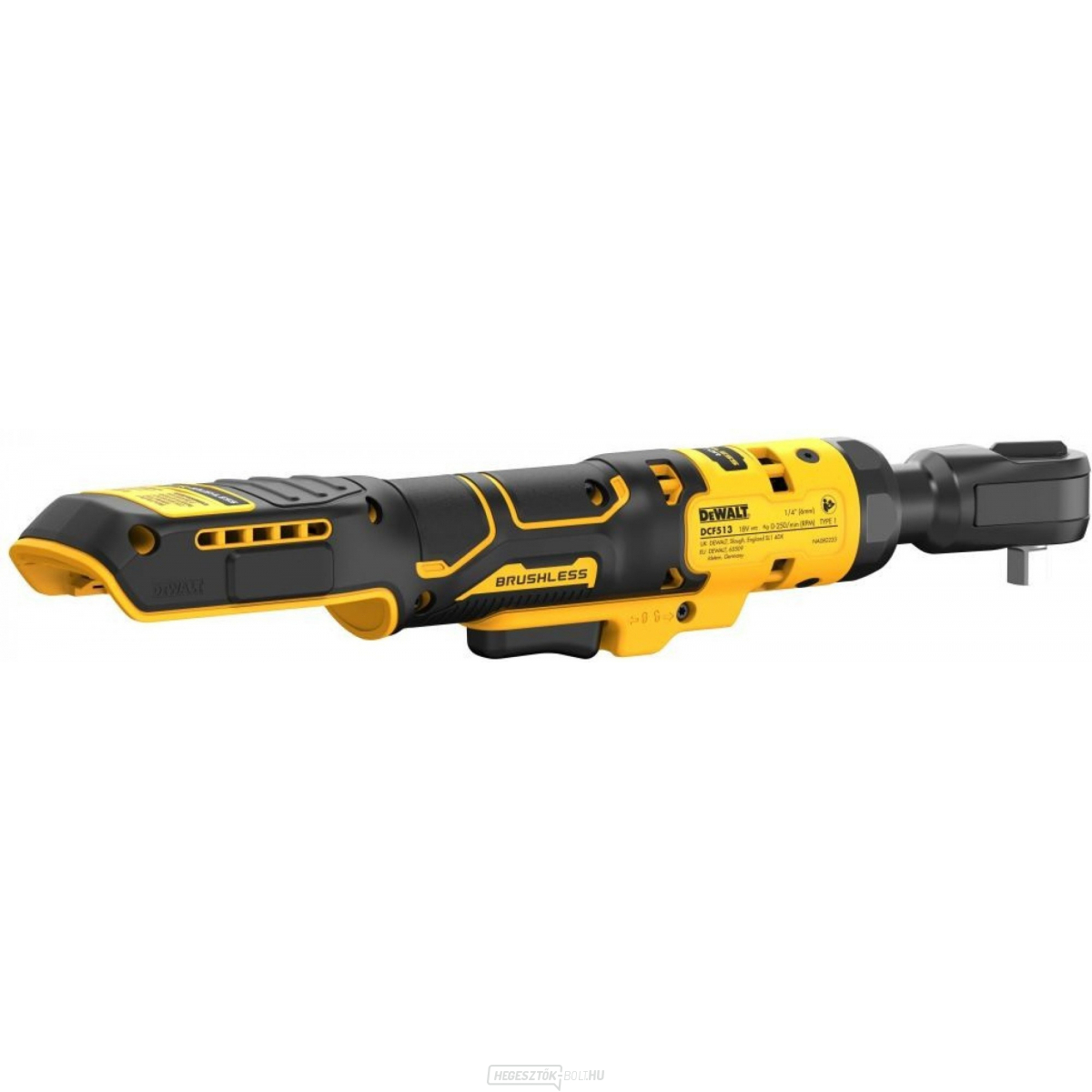 Akkus racsnis nyitott fejjel DeWalt 18V 3/8" (akkumulátor és töltő nélkül)