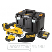 Akkus szalagcsiszoló DEWALT DCW220P2 18V, XR 5,0 Ah gallery main image